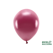 Eko baloni 30 cm metāliski, tumši sarkani (1 gab. / 100 gab.)