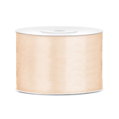 Satin Ribbon, cream, 50mm/25m (1 pc. / 25 lm)