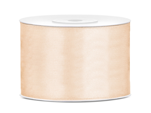 Satin Ribbon, cream, 50mm/25m (1 pc. / 25 lm)