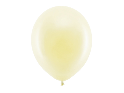 Varavīksnes baloni 30 cm pastelis, krēms (1 gab. / 100 gab.)