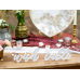 Деревянный стол с надписью Wish table, белый, 40x10см Деревянный стол с надписью Wish table, белый, 40x10см