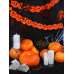 Tissue paper garland Pumpkins, orange, 3m