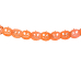 Tissue paper garland Pumpkins, orange, 3m