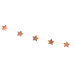 Garland Stars, rozā zelts, 3,6 m Garland Stars, rozā zelts, 3,6 m
