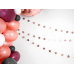 Garland Stars, rozā zelts, 3,6 m Garland Stars, rozā zelts, 3,6 m