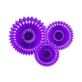 Tissue fan, violet, 20-30cm (1 pkt / 3 pc.)