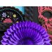 Tissue fan, violet, 20-30cm (1 pkt / 3 pc.) Tissue fan, violet, 20-30cm (1 pkt / 3 pc.)