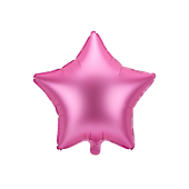 Folija balons Star, 48cm, rozā