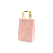 Dāvanu maisiņi Prosecco, rozā, 18x26x10cm (1 gab. / 6 gab.)
