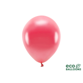Eko baloni 26 cm metāliski, gaiši sarkani (1 gab. / 10 gab.)