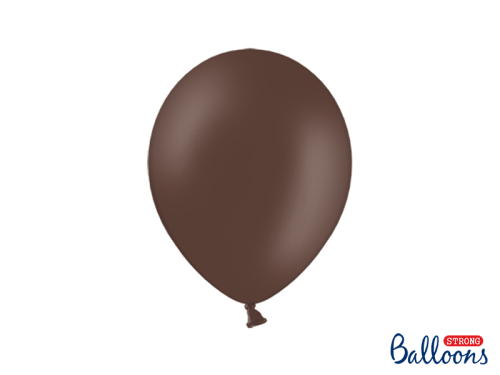 Воздушные шары Strong Balloons 27см, пастельные какао-коричневые (1 шт. / 10 шт.)