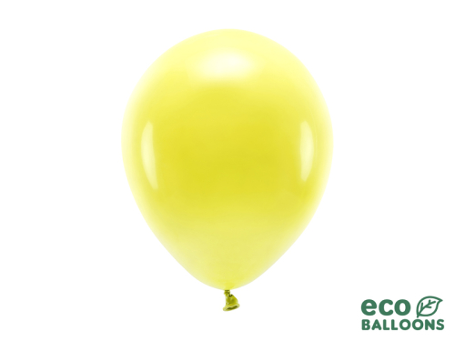 Eco Balloons 26см пастель, жёлтые (1 шт. / 10 шт.)