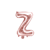 Folija balona burts &quot;Z&quot;, 35 cm, rozā zelts