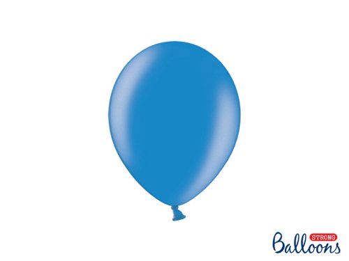 Spēcīgi baloni 23 cm, metāliski rudzupuķu zils (1 gab. / 100 gab.)