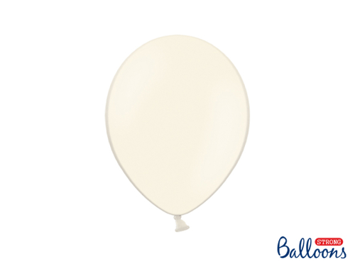 Spēcīgi baloni 27 cm, pastelis gaišs krēms (1 gab. / 50 gab.)