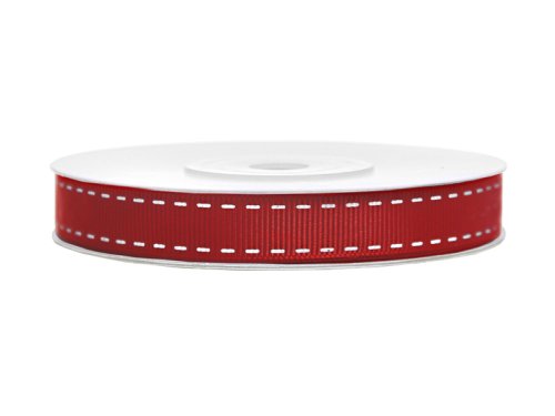 Лента Grosgrain, красная, 15мм / 25м (1 шт. / 25 п.м) Лента Grosgrain, красная, 15мм / 25м (1 шт. / 25 п.м)