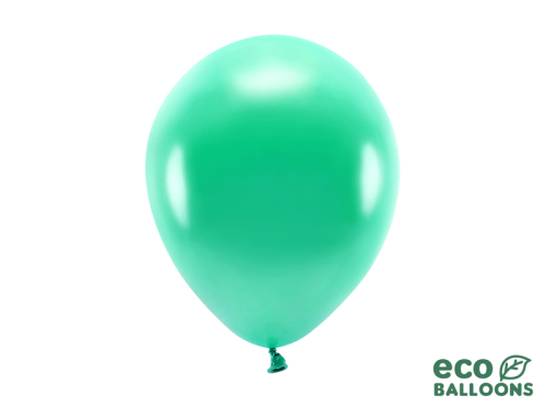 Eko baloni 26 cm metāliski, zaļi (1 gab. / 10 gab.)