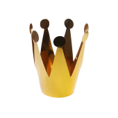 Party crowns, gold, 7cm (1 pkt / 3 pc.)