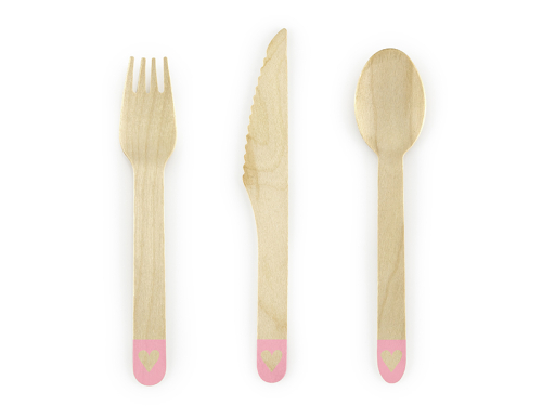 Koka galda piederumu sirsniņas, sarkt rozā 16cm (1 gab. / 18 gab.) Koka galda piederumu sirsniņas, sarkt rozā 16cm (1 gab. / 18 gab.)
