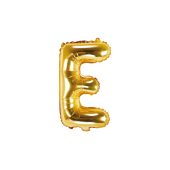 Folija Balons Burts &amp;quot;E&amp;quot;, 35cm, zelts