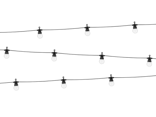 Festoon LED gaismas, melnas, 5m, nesatur Lielbritānijas kontaktdakšu Festoon LED gaismas, melnas, 5m, nesatur Lielbritānijas kontaktdakšu