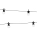 Festoon LED gaismas, melnas, 5m, nesatur Lielbritānijas kontaktdakšu Festoon LED gaismas, melnas, 5m, nesatur Lielbritānijas kontaktdakšu
