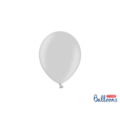 Воздушные шары Strong Balloons 12см, металлик Silver Snow (1 шт. / 100 шт.)