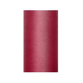 Tulle Plain, deep red, 0.5 x 9m