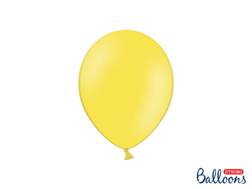 Spēcīgi baloni 23 cm, pasteļkrāsas citrona miziņa (1 gab. / 100 gab.)