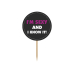 Cupcake toppers Thirty, mix, 9,2 m (1 gab. / 6 gab.)