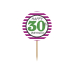 Cupcake toppers Thirty, mix, 9,2 m (1 gab. / 6 gab.)