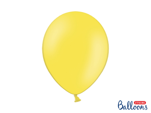Spēcīgi baloni 30 cm, pasteļtoņu citrona miziņa (1 gab. / 10 gab.)