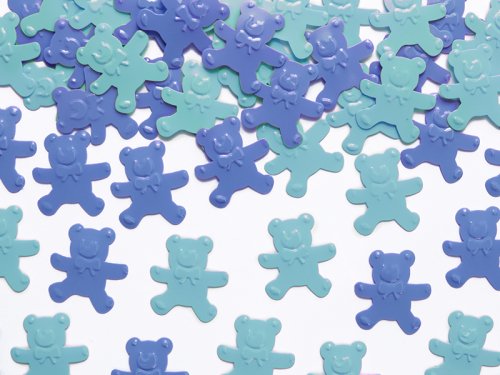 Confetti Bears, blue and sky-blue, 15g Confetti Bears, blue and sky-blue, 15g