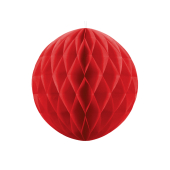 Šūnveida bumba, sarkana, 20 cm