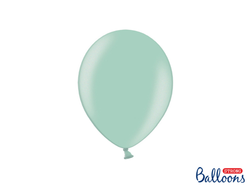 Spēcīgi baloni 23cm, metāliski piparmētru zaļš (1 pkt / 100 gab.)