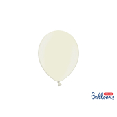 Spēcīgi baloni 12 cm, metālisks gaišs krēms (1 gab. / 100 gab.)