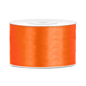 Satin Ribbon, orange, 38mm/25m
