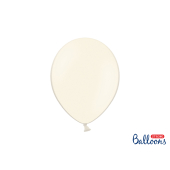 Spēcīgi baloni 27 cm, pasteļkrāsas gaišs krēms (1 gab. / 100 gab.)