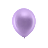 Varavīksnes baloni 30 cm metāliski, violeti (1 gab. / 100 gab.)