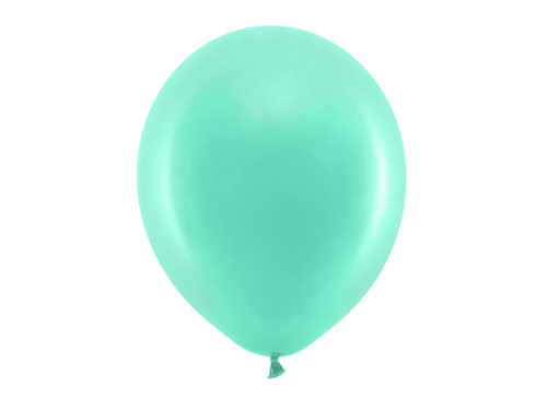 Varavīksnes baloni 30 cm pastelis, piparmētra (1 gab. / 100 gab.)