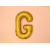 Folija balona burts "G", 35 cm, zelts