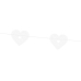 Гирлянда Hearts, белая, 1.8м