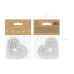 Гирлянда Hearts, белая, 1.8м