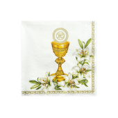 Салфетки Chalice, белые, 33 x 33 см (1 пт / 20 шт.)
