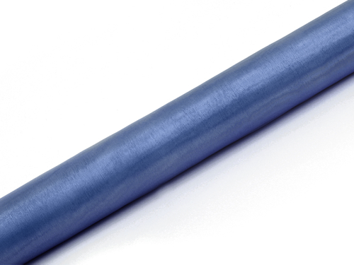 Organza Plain, miglaini zils, 0,36 x 9 m (1 gab. / 9 lm)