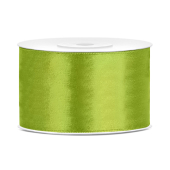 Satin Ribbon, green apple, 38mm/25m