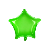 Folija balona zvaigzne, 48 cm, zaļa