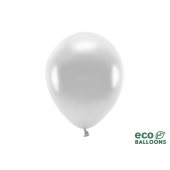 Eco Balloons 26см металлик, серебро (1 шт. / 100 шт.)