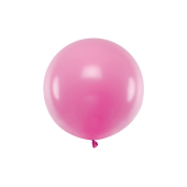 Apaļš balons 60 cm, pasteļfuksija