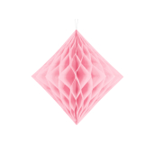 Honeycomb Diamond, light pink, 30cm